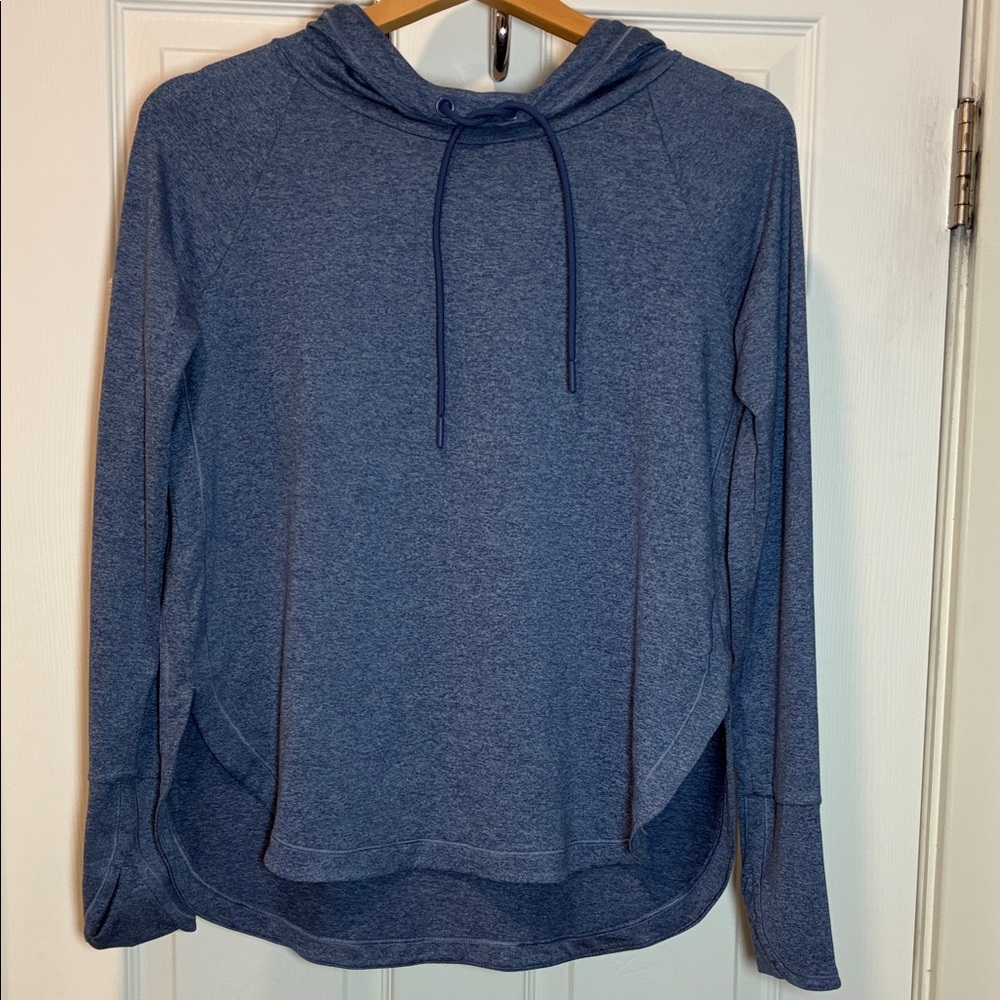 Athleta Blue Hooded Sweatshirt